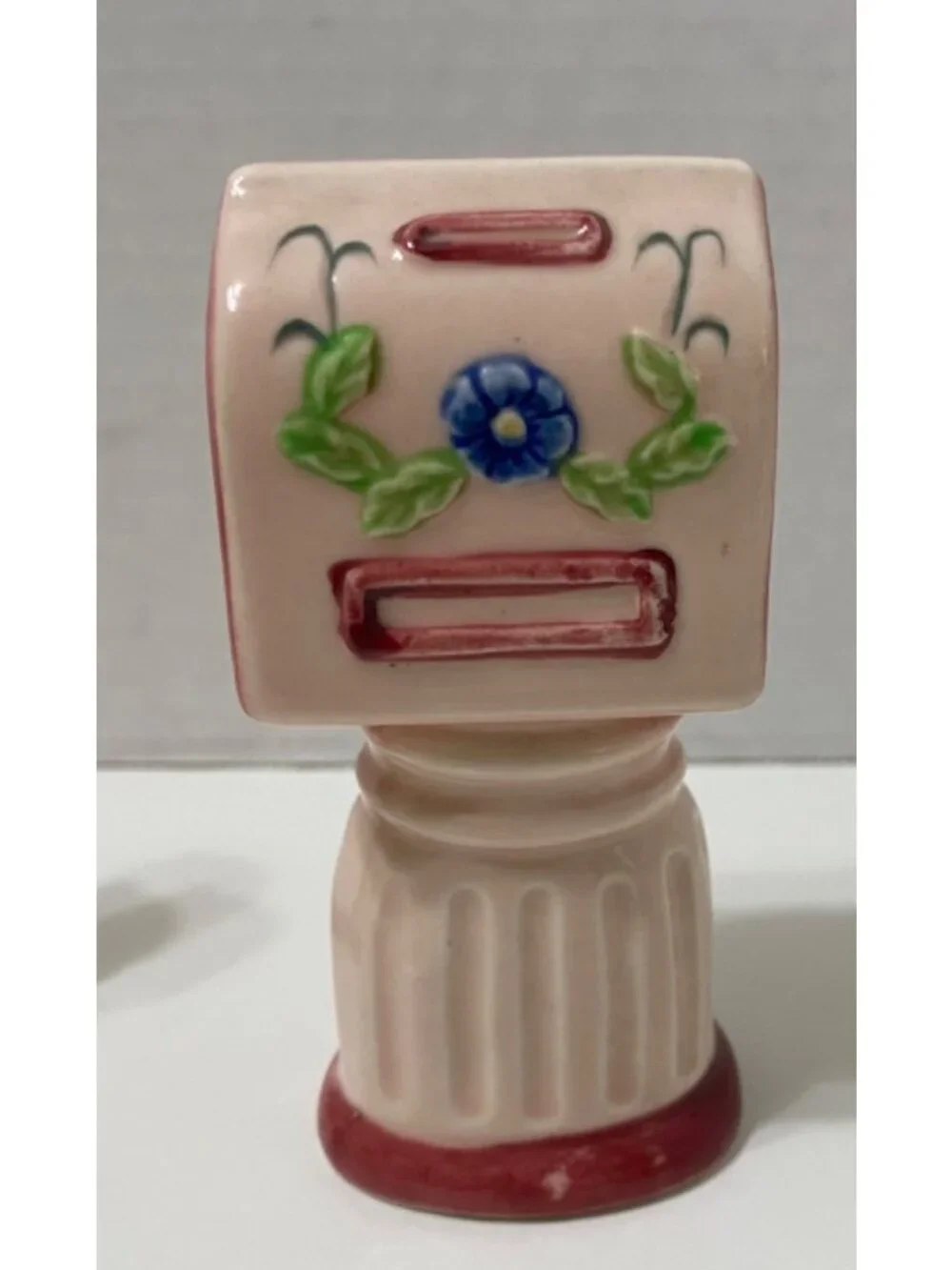 Vtg Girl & Puppy US Mailbox Salt & Pepper Shaker Set Japan